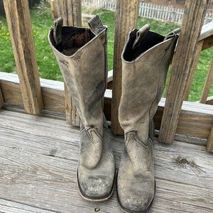 Bedlstu Leather Boots Size 7.5